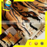 Wholesale fabric china warp knitting fabric animal print for cushion