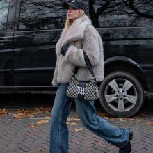 Fashionable Solid Color Collared Short Faux Fur Coat for Elegant Winter Commuter Look thumbnail-2