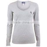 100%cotton Long Sleeve WomenT Shirt thumbnail-1