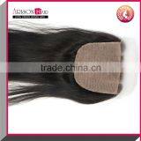 Wholesale 4x4 Silk Base Closure, Free Part/Middle Part/3 Way Part Brazilian Hair Closure thumbnail-4
