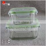 High-borosilicate Glass Crisper With Lid Glass Food Storage Container thumbnail-2