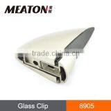 Meaton Chrome Glass Shelf Brackets / Glass Shelf Brackets thumbnail-2