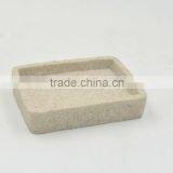 Natrual Polyresin Sandstone Bathroom Accessories Set for Hotel and Home thumbnail-4