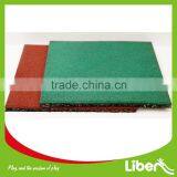 Red Green Color Differen Thickness Rubber Tile Floor Mat for Outdoor Playground Quality Choice thumbnail-3