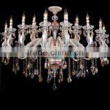 Interior Decoration Modern Hanging Lighting Fitting Hotel Crystal Ball Chandelier Pendant Light CZ5019/16+8 thumbnail-1