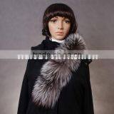 Genuine Silver Fox Fur Trim for Hood thumbnail-1