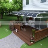 Easy to assemble outdoor caravan window awning/shade Canopy with aluminium and polycarbonate sheet