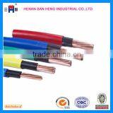 Double PVC Jacket Bare Copper Conductor Electric Wire Cable, BVV thumbnail-5