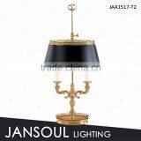 Vintage black shade brass table lamp for living room                        
                                                Quality Choice