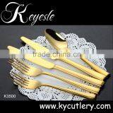 Black Flatware Set,cutlery Gold Plated 24 Pcs,black Cutlery thumbnail-6