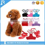 wholesale China factory Breathable Soft Fabric dog harness