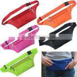 2016 Best Selling Factory Wholesale Cheap Nylon Light Beautiful Colorful Sport Running Waist Bag thumbnail-1