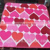 Dish Drying Mat (Heart-shaped Printed Terry Cloth+Stripe Terry Cloth+5mm Sponge) thumbnail-1