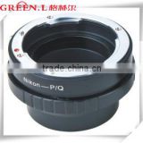 Camera bayonet lens adapter ring NK to PQ