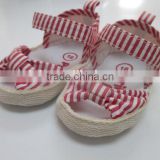 Soft sole espadrille baby shoes baby sandal
