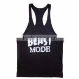 Gym Singlet / Stringer / Gym Singlet / Gym Tank Tops/, Custom T & Y Back.. thumbnail-2