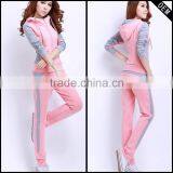 Wholesale 2016 Winter Tracksuit Women Clothing Hoodies Set Letter Print Casual Long Sleeve Sport Suit Costumes Sweatshirt+Pants thumbnail-1