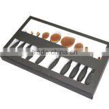 10 PCS Oval Makeup Brushes Set Synthetic Hair Professional / Full Coverage Plastic Face / Eye / Lip MAKE-UP FOR YOU 10 PCS O thumbnail-3