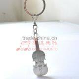 Dedo Music Funny Gift Guitar Shape Custom Metal Keychain thumbnail-2