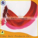 Hot Selling Pro Bonded Hair Virgin Remy Brazilian V Tip Hair Extension thumbnail-1