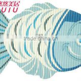 Fancy anti-slip mat with fish shape, bath mat