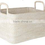 Eco Friendly Rattan Laundry Basket, Rattan Storage Basket thumbnail-3