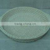 Vietnam Exporter Woven Bamboo Tray in White
