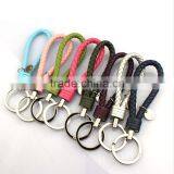 Wholesale Colorful Leather Keychain Custom Colorful Key String Personalized Car Key Lanyards