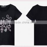 High Quality Soft Comfortable 100% Octton Ladies Fancy t Shirt thumbnail-3
