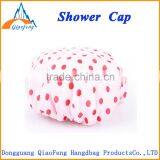 Best Sell 100% Waterproof Transparent Peva Printed Shower Cap