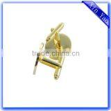 Custom Design Wholesale Metal Blank Gold Cufflink