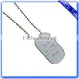 Hot Sale Cheap Custom Aluminum Color Dog Tag Necklace