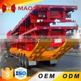ODM Factory Solar Light Tower Leaf Spring 3 Axle Flatbed Semi Trailer in African thumbnail-2