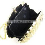 Lady Box Scallpoed Shell Metal Cluth thumbnail-3