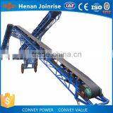 Sand Gravel Mobile Belt Conveyor With Hopper Made by Henan Joinrise thumbnail-6