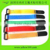 Colorful Strap Hook and Loop Battery Cable Ties With Buckle