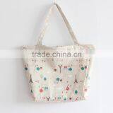 Recycled Diy Cotton Bag Handmade Cotton Cloth Bag Black Cotton Bags With Print