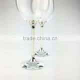 Elegant Pearl Long-stem Wine Glass Crystal Cheap Goblet thumbnail-4