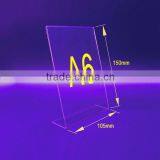 A6 Clear Cheap Acrylic Menu Holder Promotion,acrylic Menu Holder thumbnail-1