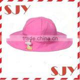 Personalized Unisex Solid Brim Sun Protection Baby Summer Hat thumbnail-1