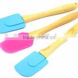 Silicone Spatula Set WIth Wooden Handle