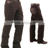Suede Leather Motorcycle Pant