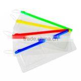 Promotional Zipper Stationery Set School Pvc Plastic Transparent Pencil Case thumbnail-2