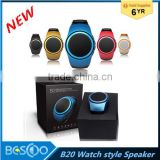B20 Bluetooth watch Sports Music Watch Portable Mini Watch Bluetooth 2.1+EDR Sport Speaker TF Card FM Audio Radio Speakers