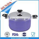 Hot Selling 5QT Aluminum Non-sticking Casserole Pot With S/s Lid