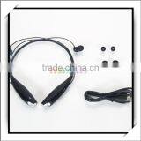 HBS-730 Wireless Bluetooth Earphone Headset for MP3 Cellphones Black thumbnail-2