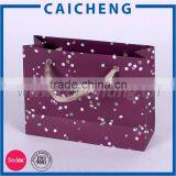 New Fancy Custom Logo Printed Shopping Bag Gift Paper Bag With Handle