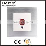 2016 new design IVOR emergency wall switch socket,euro usb wall socket 220v,wall switch and socket