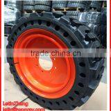 Factory Price High Quality Skid Steer Solid Rubber Tires WithRim 10x16.5 30x10-16 For Trailers Manufacturer With Long Warranty thumbnail-3