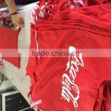 Hot Sell Promotional Plain Solid Color Red Apron With White Logo thumbnail-6